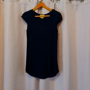 Anthropologie Maeve Top - Dark Navy Blue Black